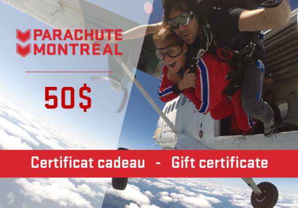 Certificat Cadeau 50$